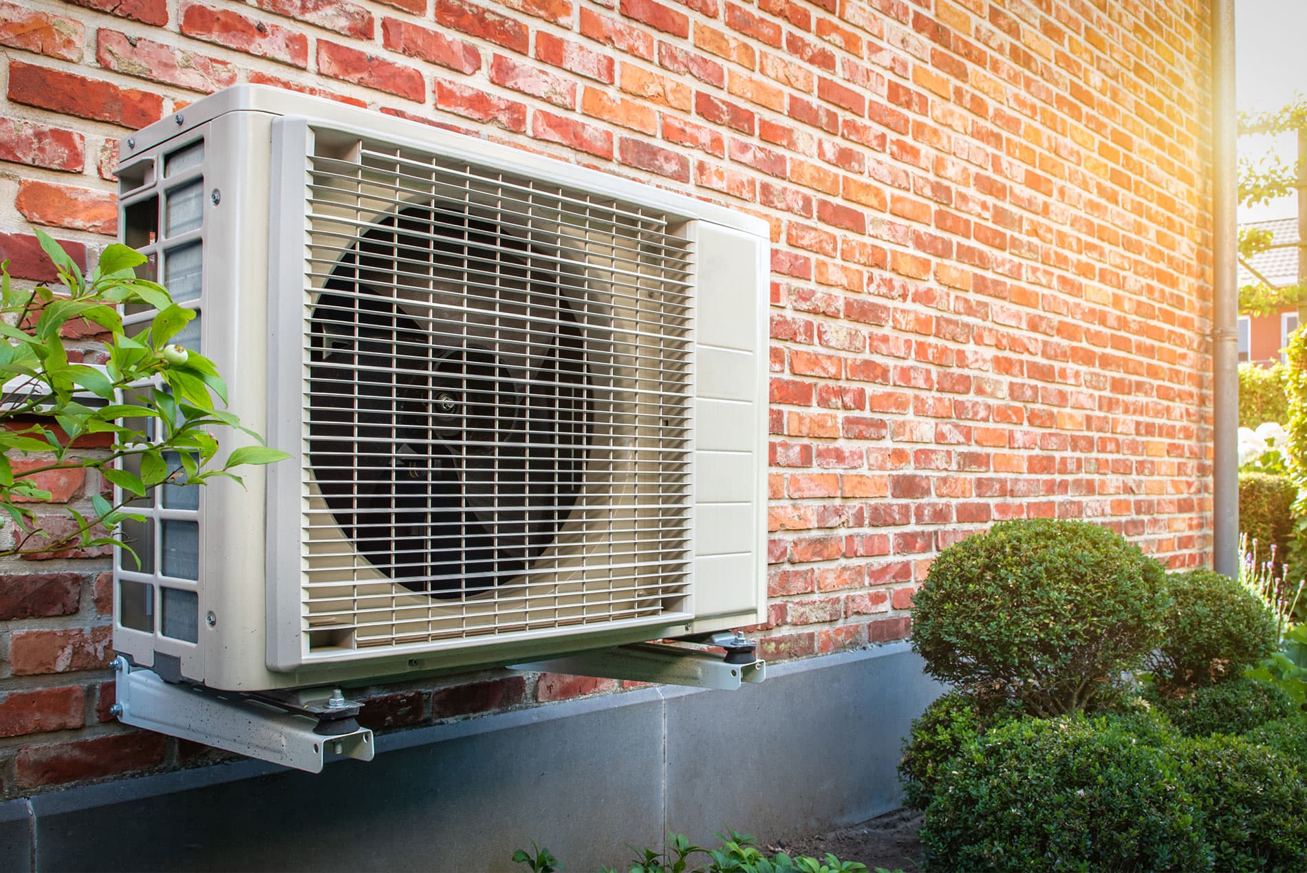 Heat Pump On Wall